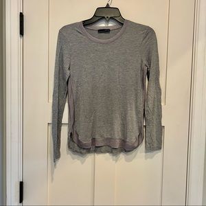 GRAY LONG SLEEVE SHIRT